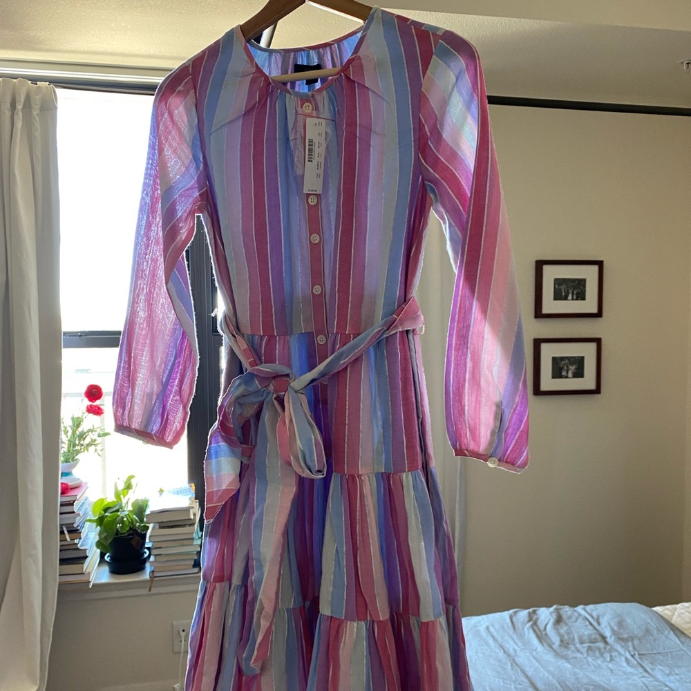 J. Crew Striped Dress